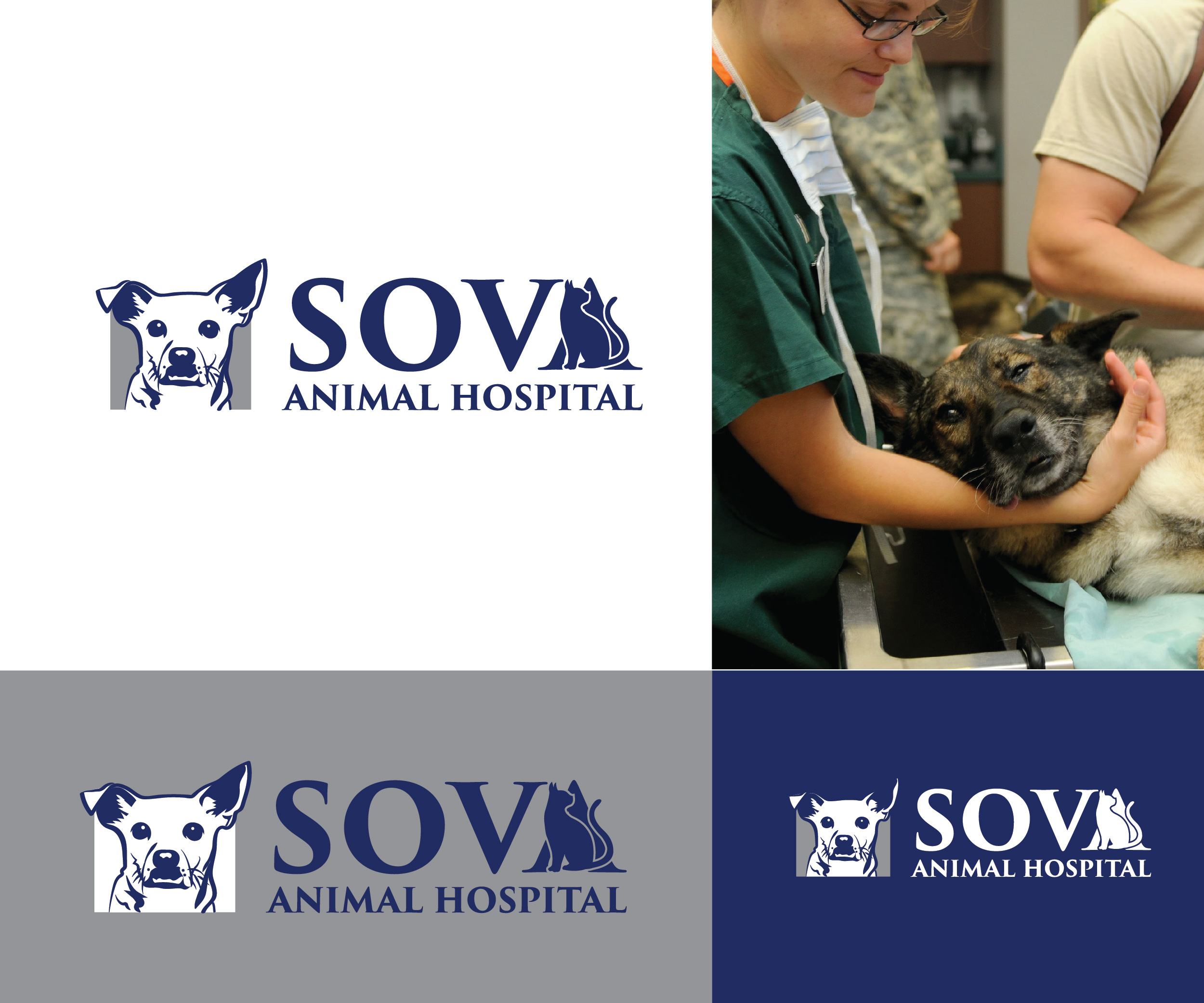 Logo-Design von UsagiRabbit für Sova Animal Hospital | Design #25933827