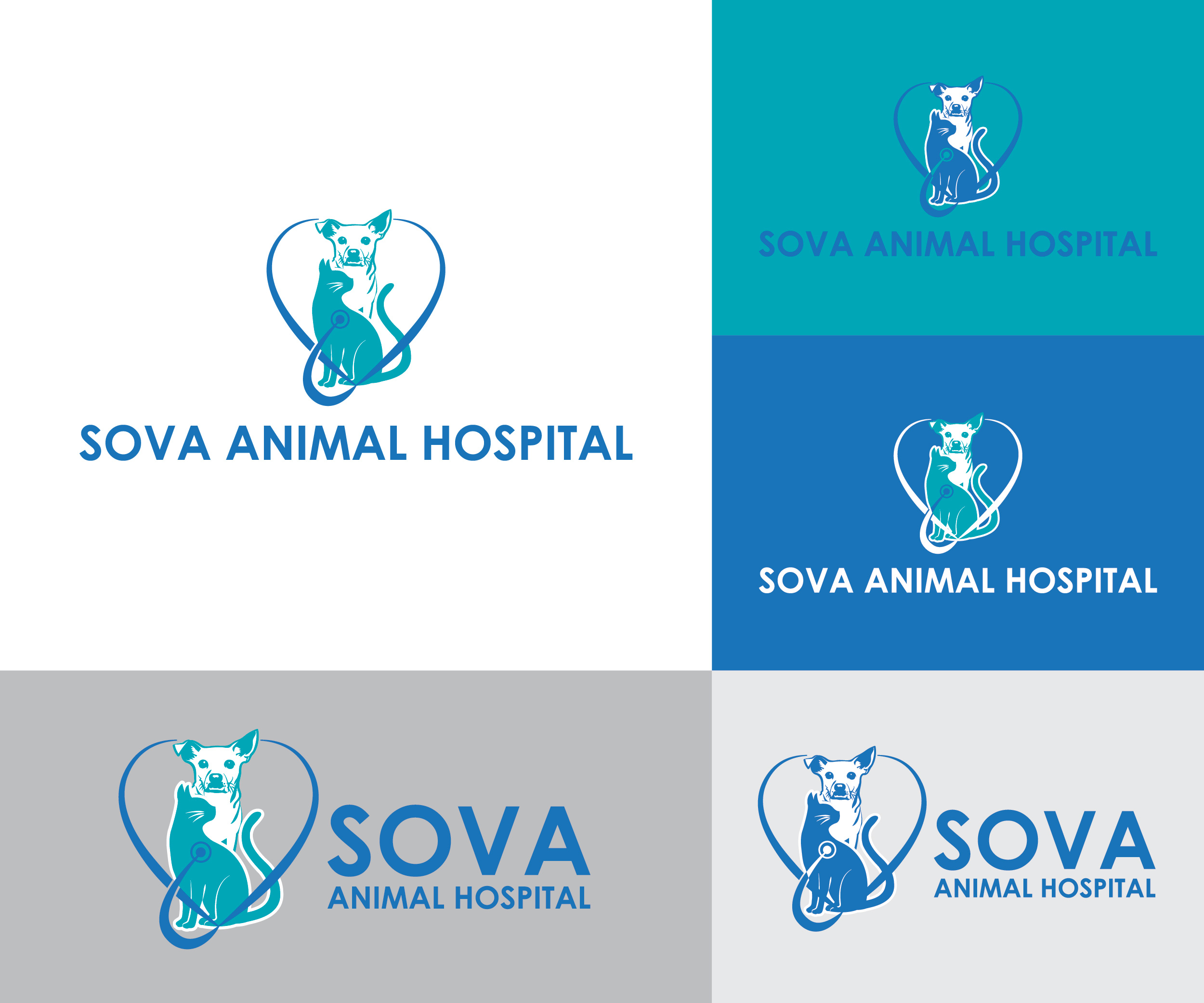 Diseño de Logo por UsagiRabbit para Sova Animal Hospital | Diseño #25957238