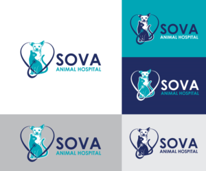 Logo Design by UsagiRabbit for Sova Animal Hospital | Design: #25957309