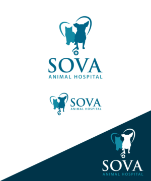 Diseño de Logo por StudioD™ para Sova Animal Hospital | Diseño: #25897058