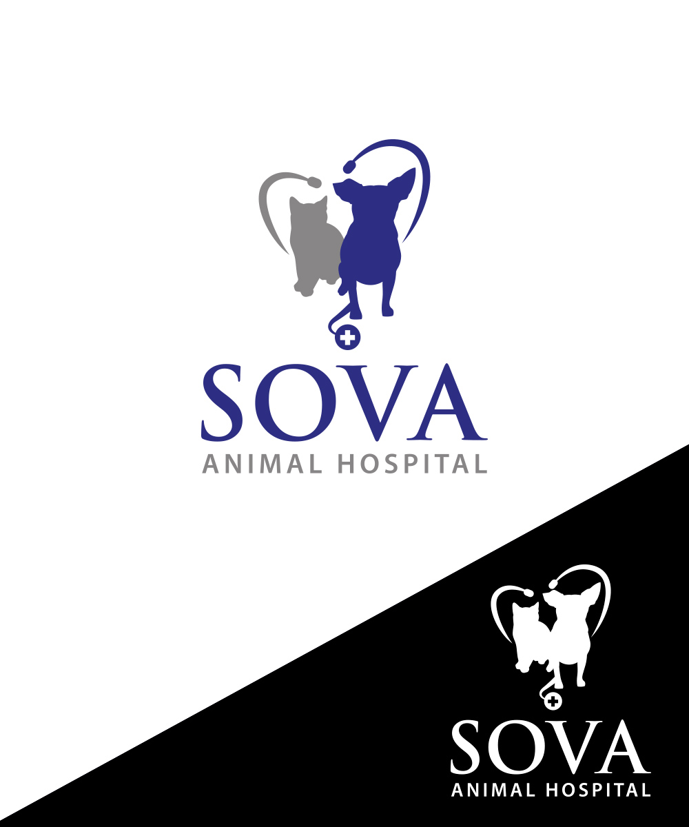 Logo-Design von StudioD™ für Sova Animal Hospital | Design #25914368