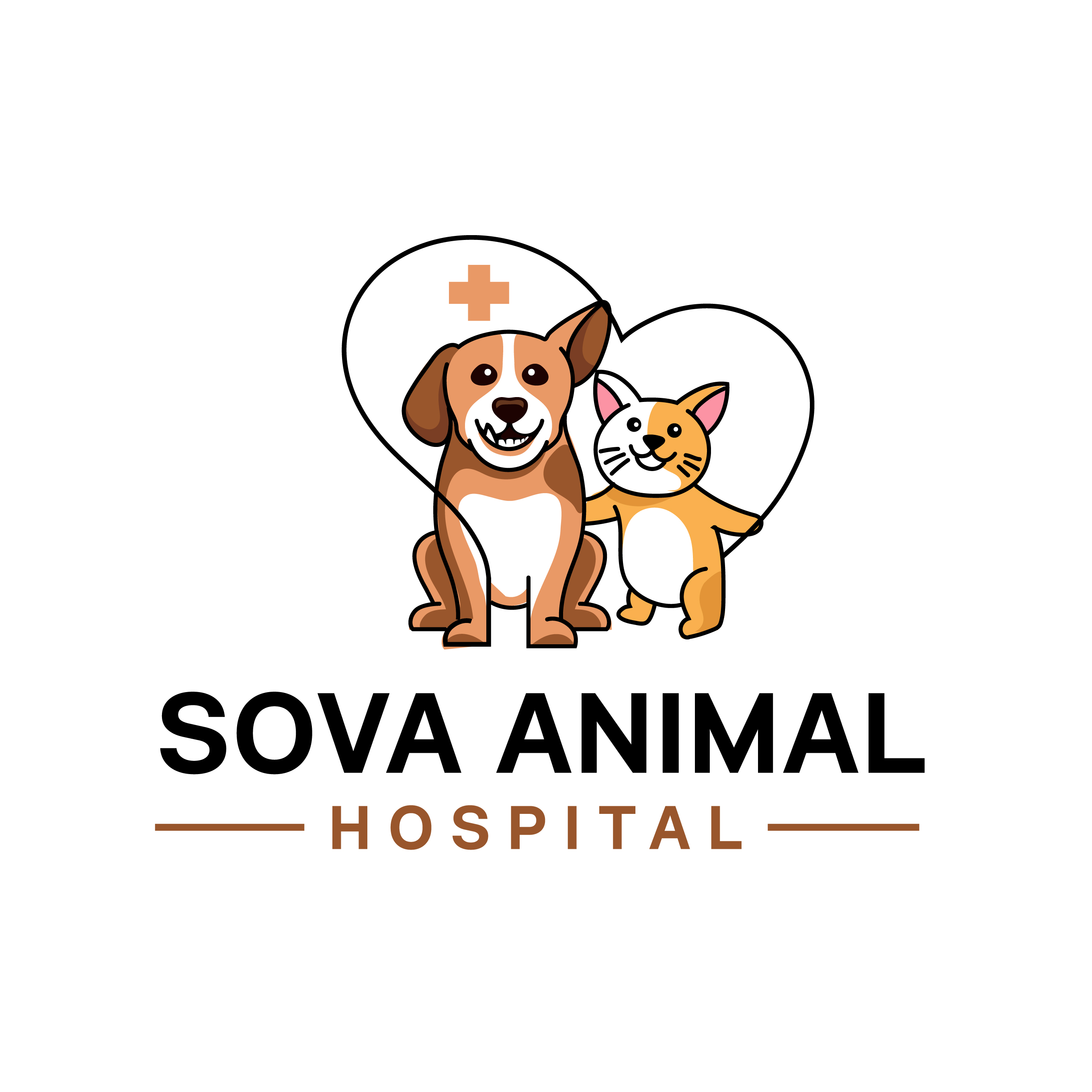 Diseño de Logo por pinkeart para Sova Animal Hospital | Diseño #25920192