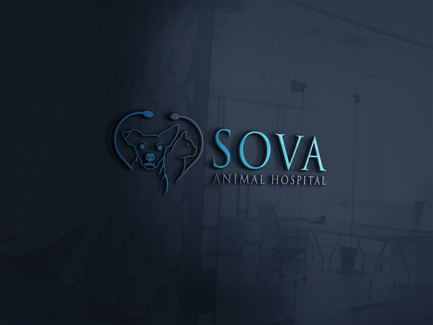 Logo Design by Deziners Zone for Sova Animal Hospital | Design #25900482
