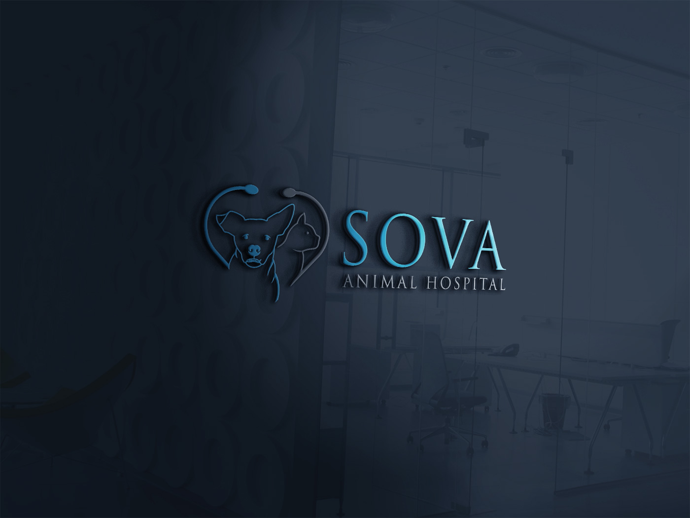 Logo Design by Deziners Zone for Sova Animal Hospital | Design #25906837