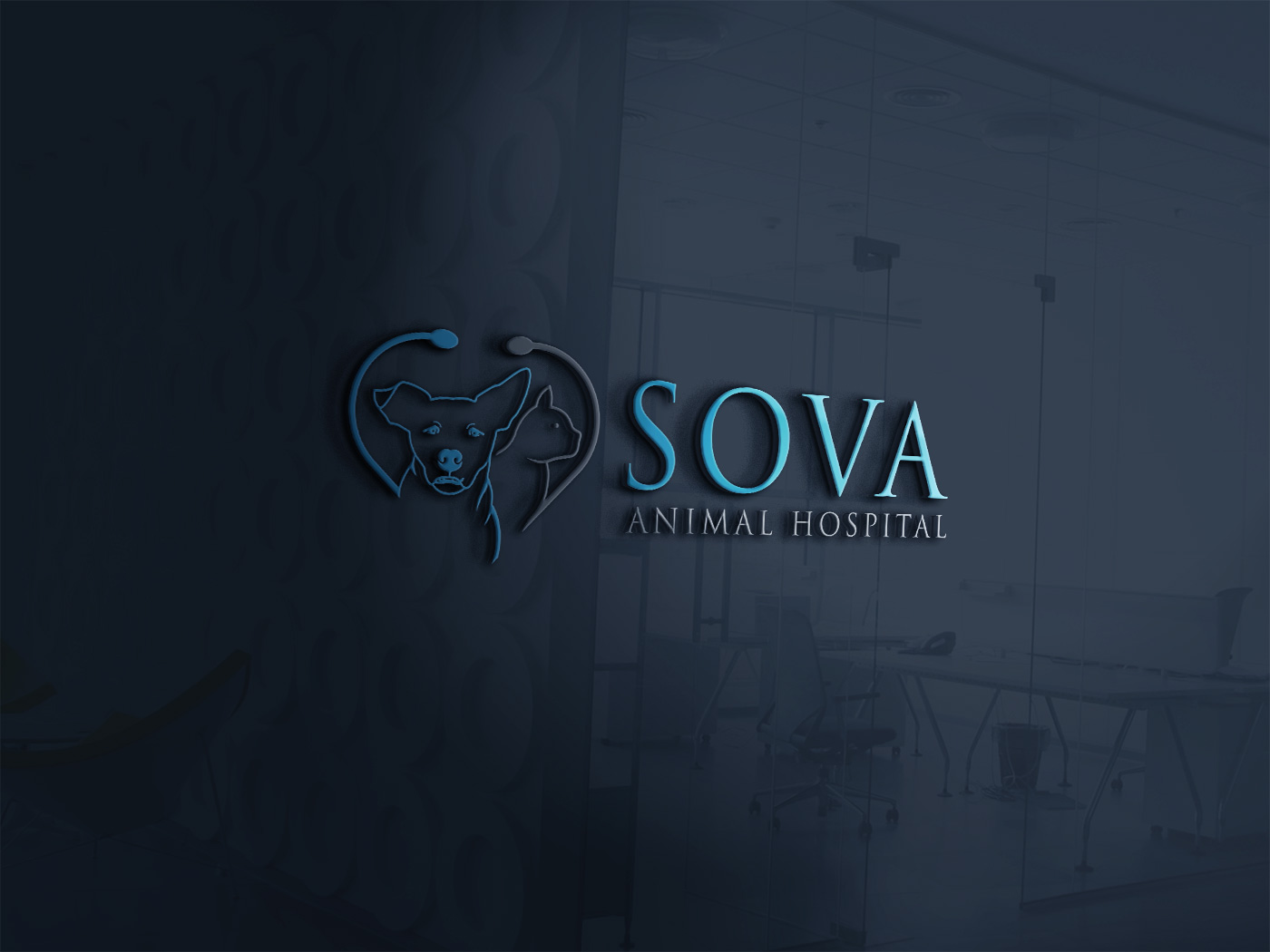 Logo Design by Deziners Zone for Sova Animal Hospital | Design #25906838