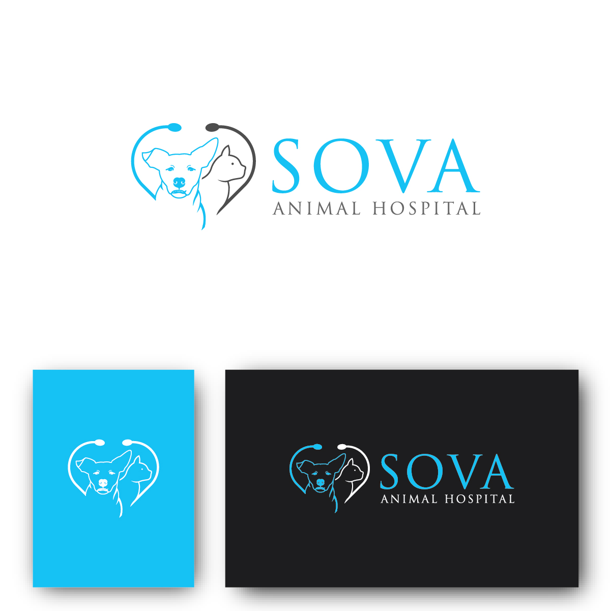 Logo Design by Deziners Zone for Sova Animal Hospital | Design #25906840