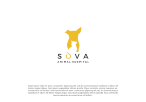 Diseño de Logo por christianpoetoe para Sova Animal Hospital | Diseño #25898730