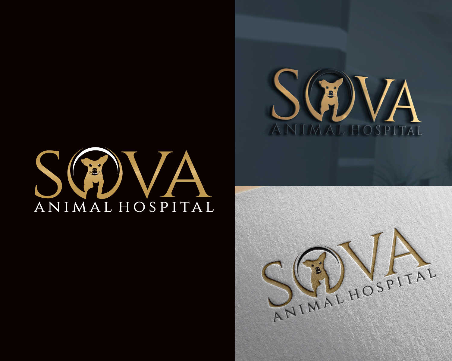 Logo Design by Atec for Sova Animal Hospital | Design #25905138