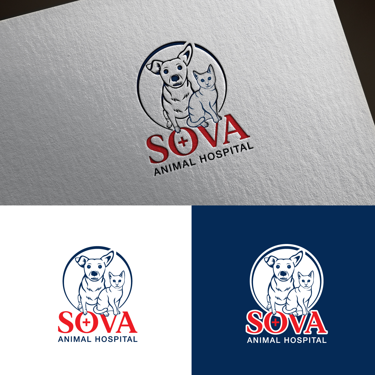 Logo Design by sankar999 for Sova Animal Hospital | Design #25898240