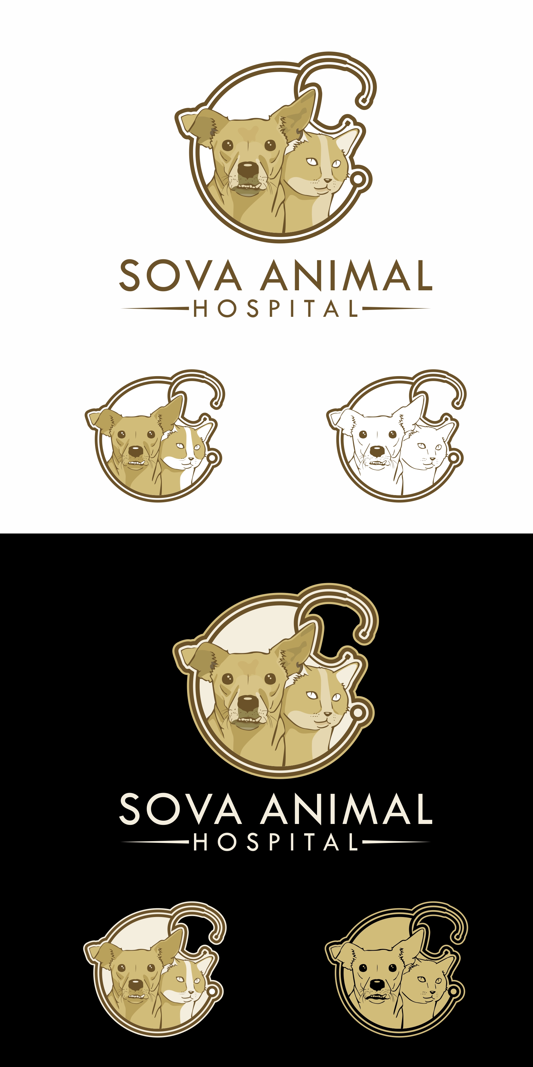 Logo-Design von andsproject für Sova Animal Hospital | Design #25915553