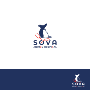Sova Animal Hospital | Logo Design by Grapi