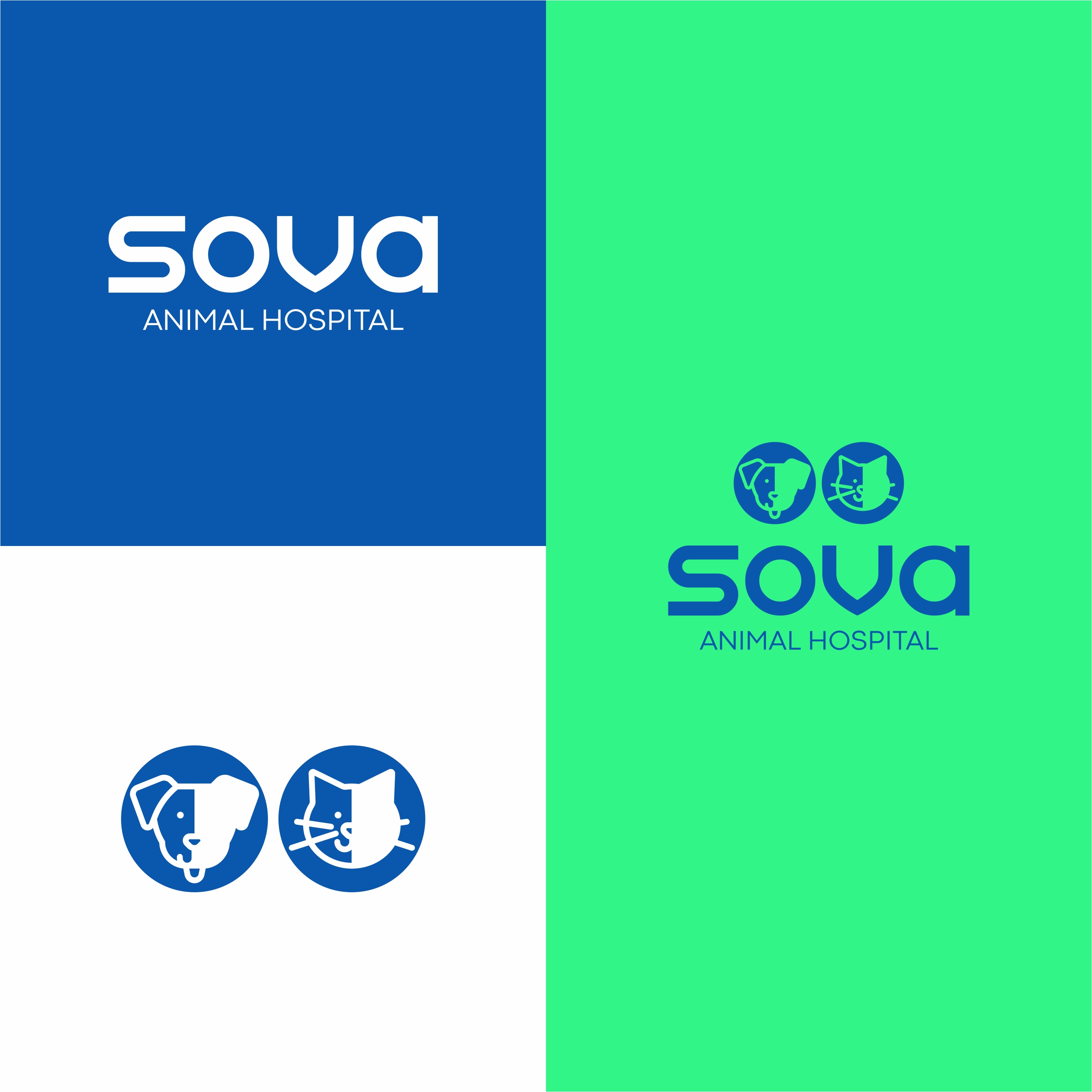 Logo Design by ThanosG for Sova Animal Hospital | Design #25910250
