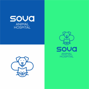Logo Design by ThanosG for Sova Animal Hospital | Design: #25910254
