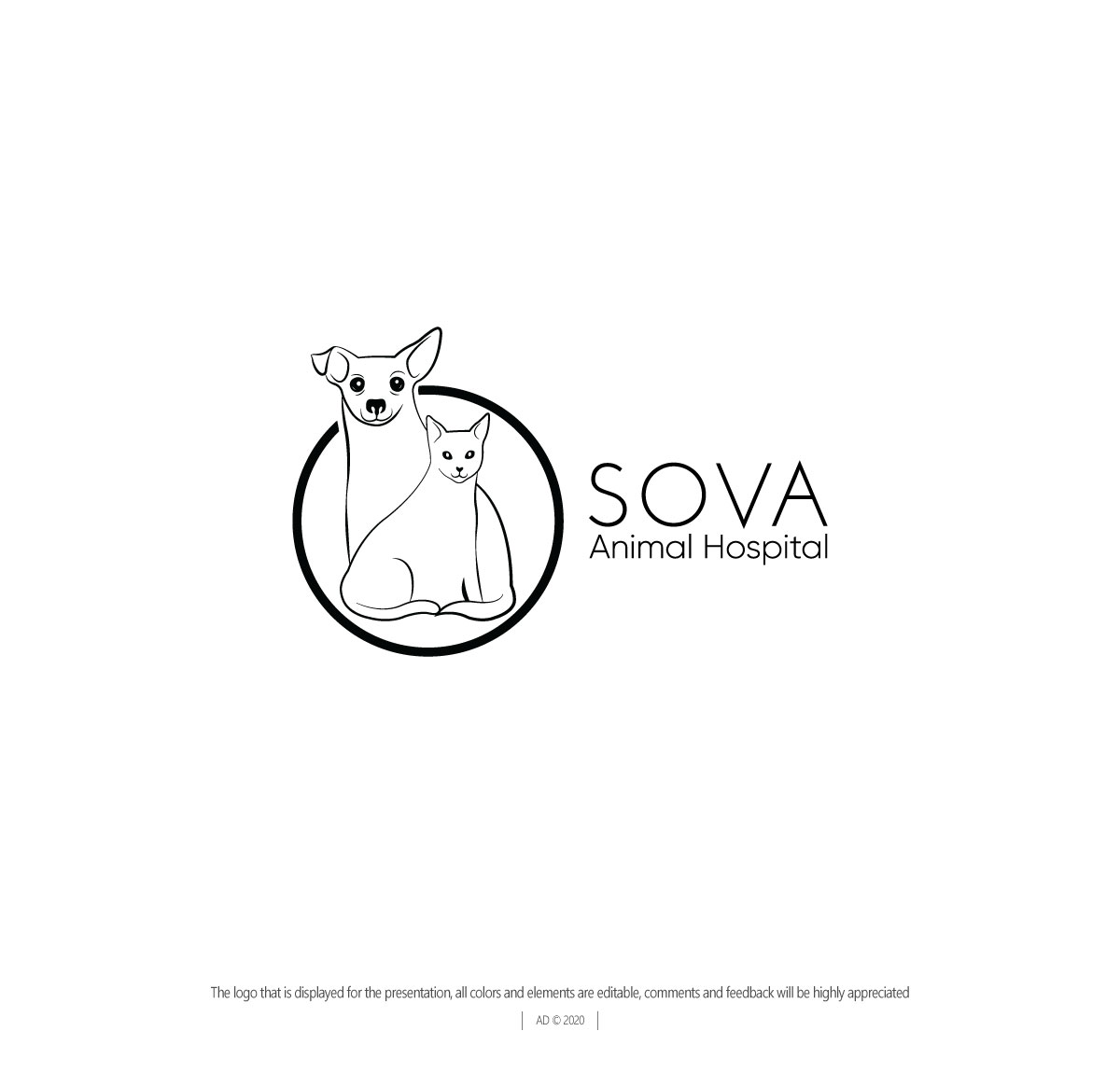 Design de Logo par Arjuna Design pour Sova Animal Hospital | Design #25908785