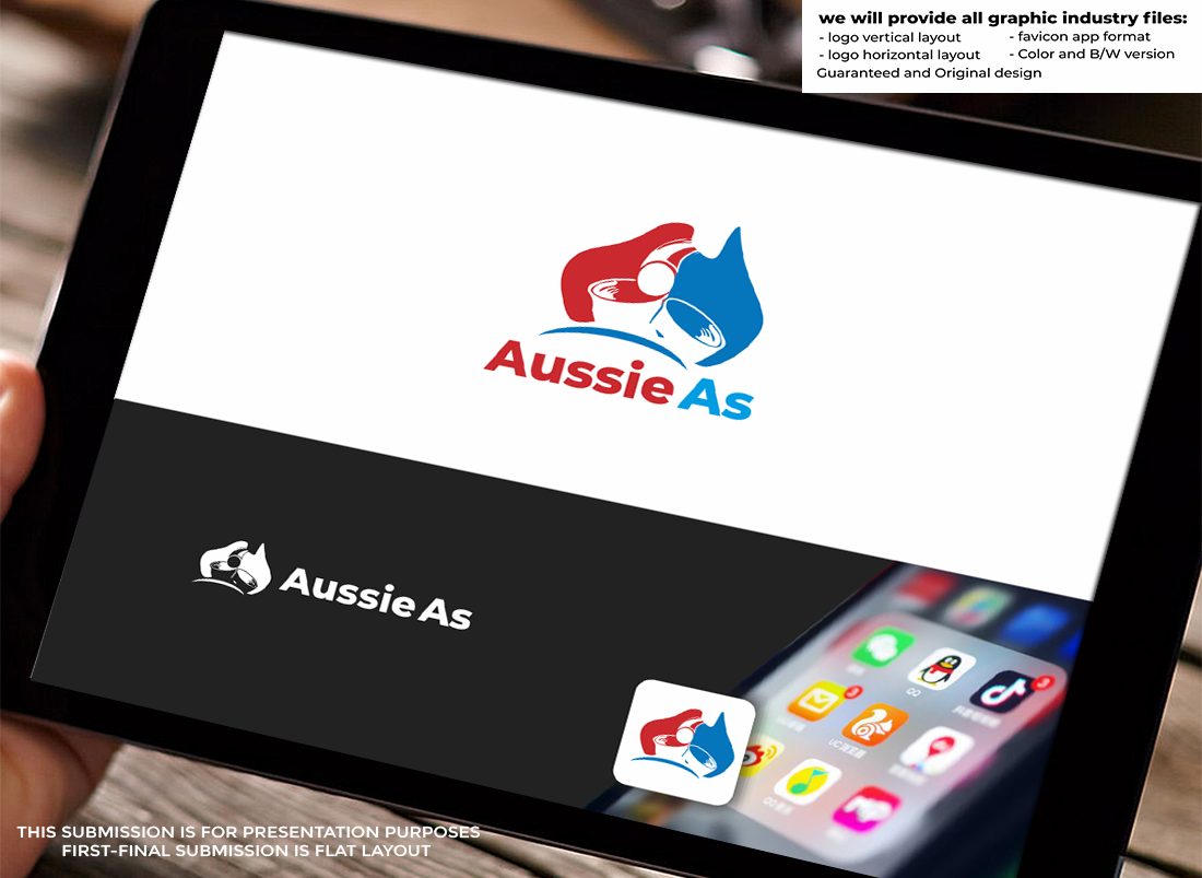 Logo Design by padamurah for Aussie As | Design #25952347