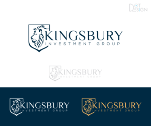 Kingsbury (Main line)    Investment Group (sub line) | Logo Design by Dot Design 3
