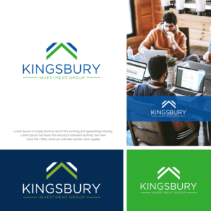 Kingsbury (Main line)    Investment Group (sub line) | Logo Design by CIG Designer