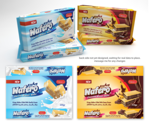 food company needs a design for a wafer biscuit packaging  | Verpackungs-Design von oasegrafis