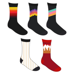 Custom NBA City Edition Basketball Socks - The Fellas Socks | Grafik-Design von A10