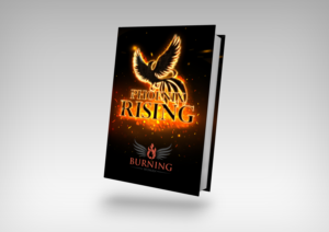 Phoenix Rising Book Cover Design featuring a Phoenix and Flames | Graphic Design by atularts