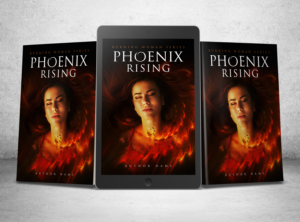 Phoenix Rising Book Cover Design featuring a Phoenix and Flames | Graphic Design by ARTOGRAPHY