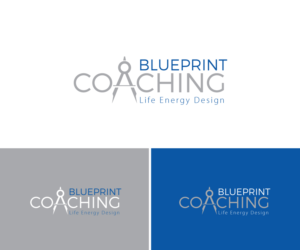 Blueprint Coaching - Life Energy Design (or) Mastering Energy Awareness (or) Designing Life Energy (or) Your Energy...Optimized | Logo Design by FourtuneDesign