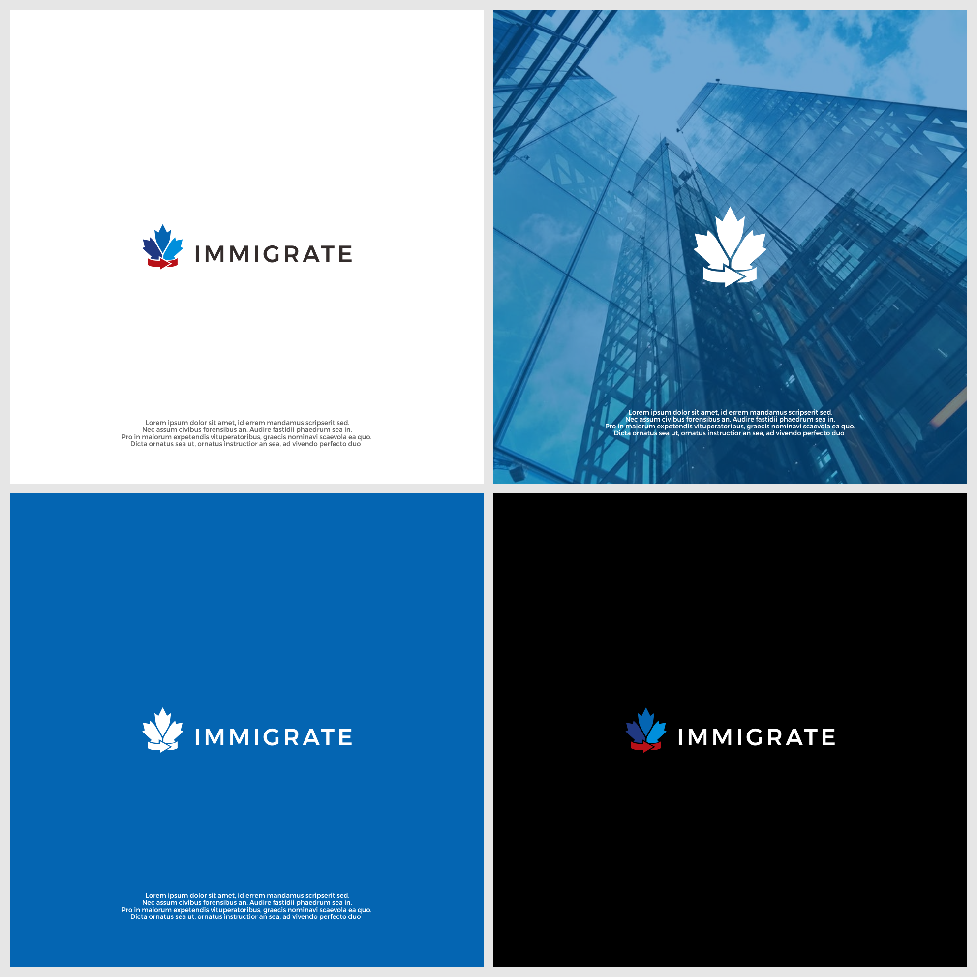 Logo Design by aryo_jipang for Immigrate | Design #25898418