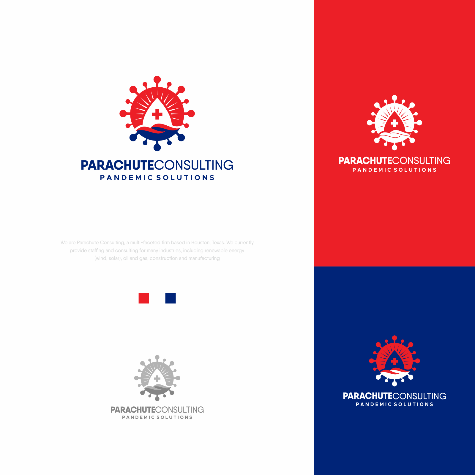 Logo Design by Sibyle for Parachute Consulting LLC | Design #25902644
