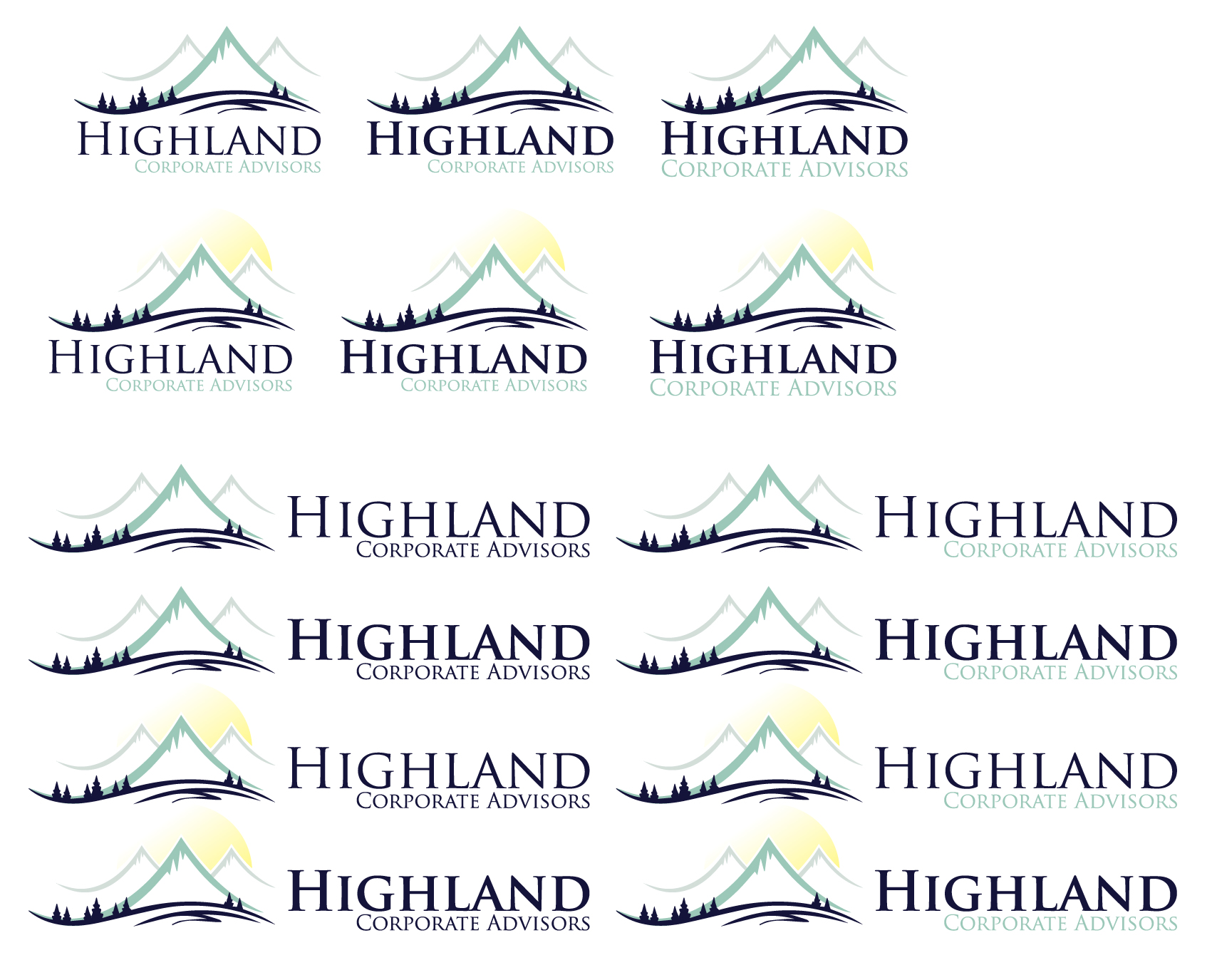 Logo Design by Andrécajarana for Highland Corporate Advisors | Design #25902387