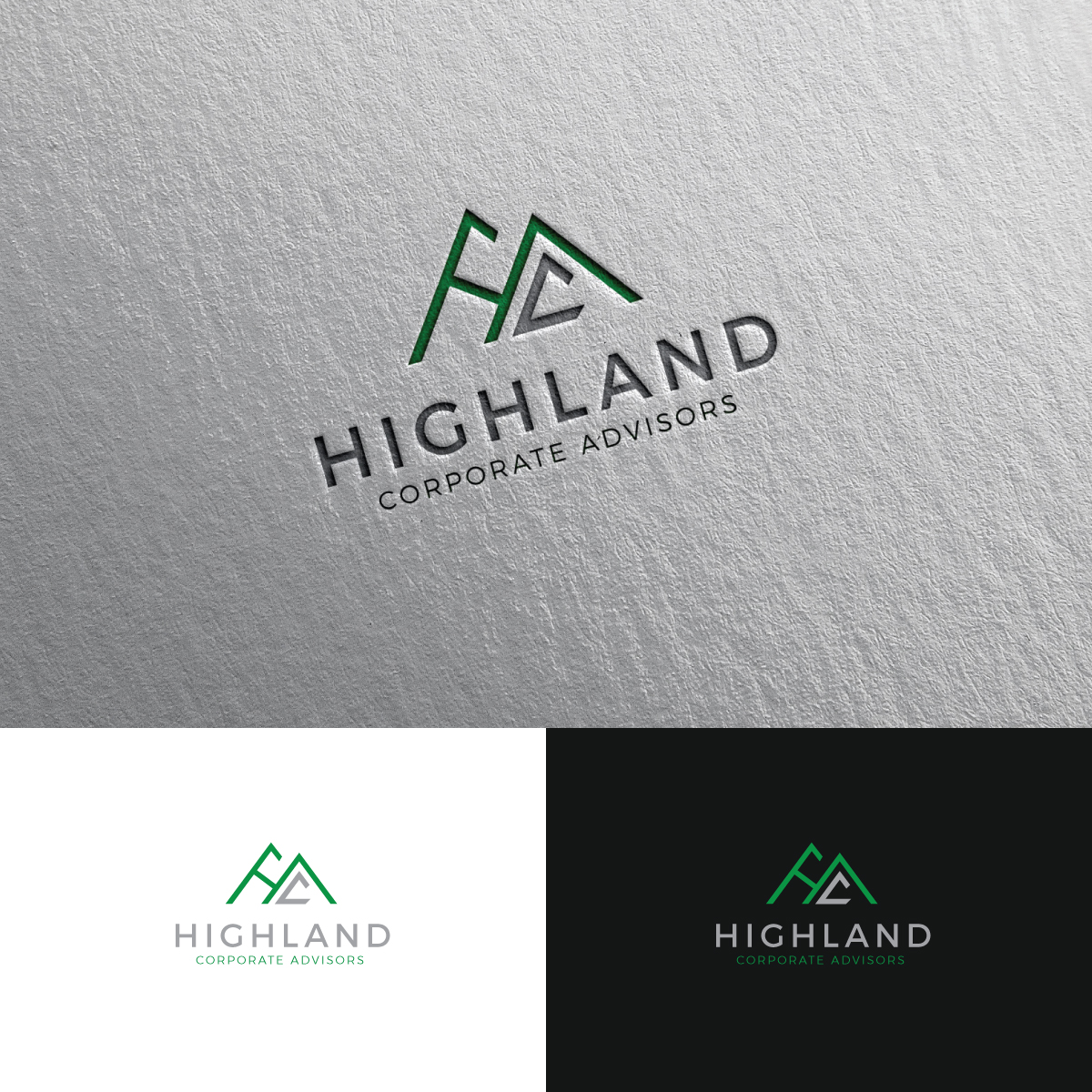 Logo Design by Rii for Highland Corporate Advisors | Design #25899840