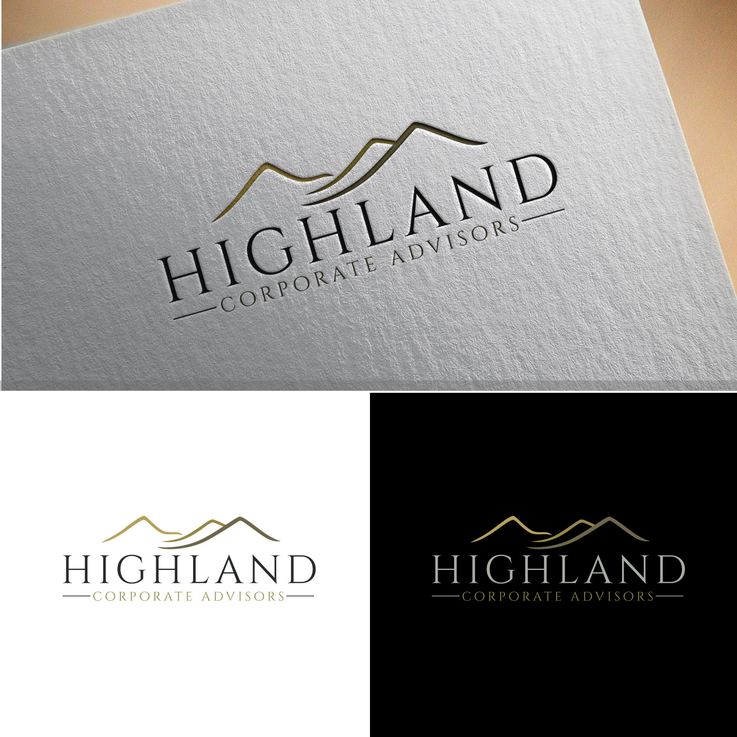 Logo Design by Logo bud design for Highland Corporate Advisors | Design #25901121