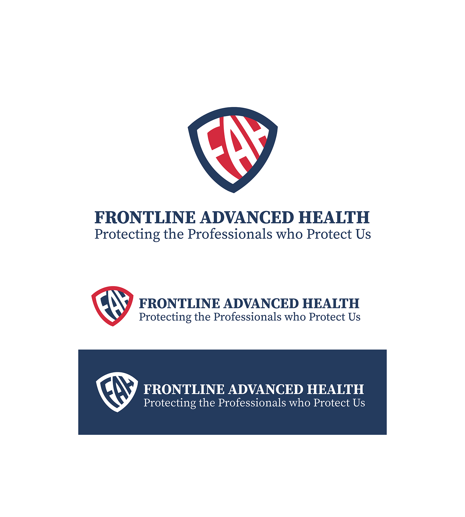 Diseño de Logo por IndreDesign para Frontline Advanced Health Inc | Diseño #25900201