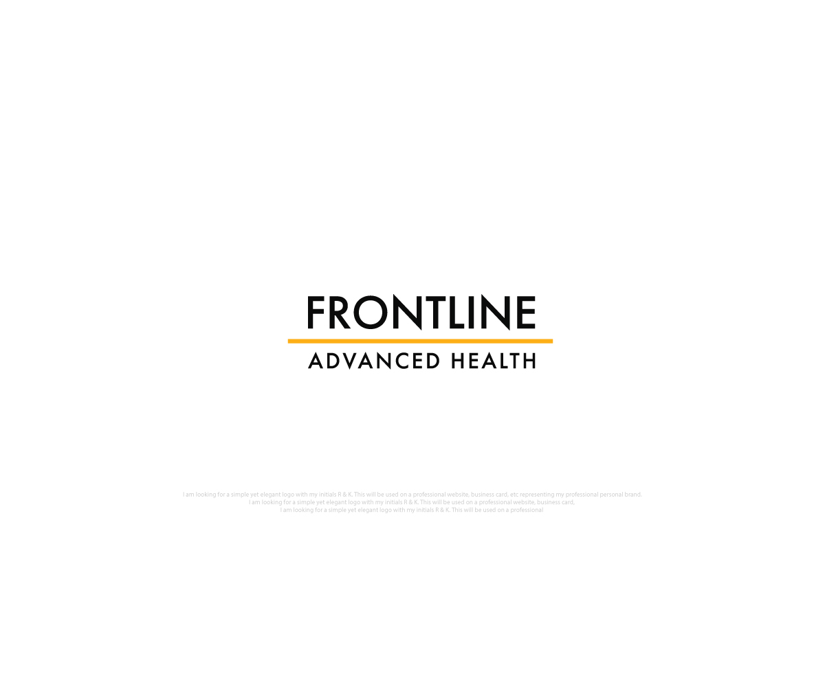 Logo Design by ikramhsakib for Frontline Advanced Health Inc | Design #25901038