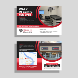 Medical clinic Flyer for Gwaii Medical clinic in Chilliwack, BC | Flyer Design by Deepak_9_Malhotra