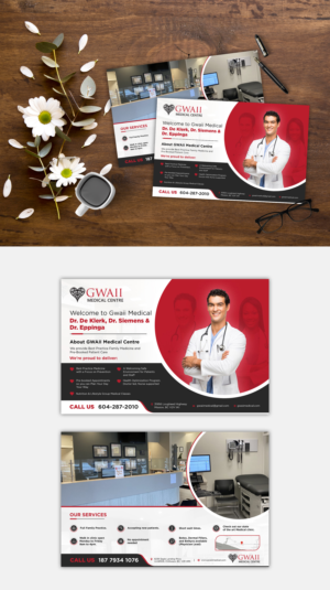 Medical clinic Flyer for Gwaii Medical clinic in Chilliwack, BC | Flyer Design by ZeneFashions