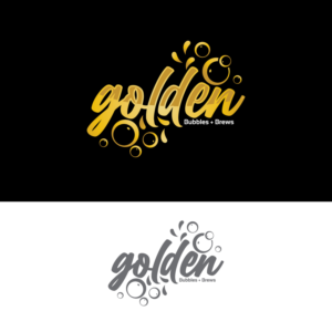 Golden Bubbles + Brews | Logo Design by Graphic Bricks