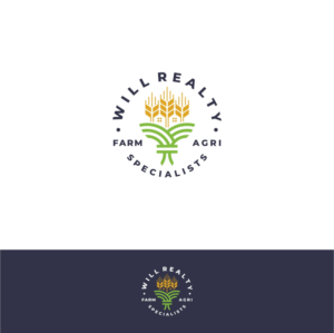 Will Realty   Farm and Ag Specialists | Logo Design by Creative M^ck