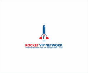 Rocket VIP Network. Turning Renters into VIP Home Buyers - Fast | Logo Design by Logocraft