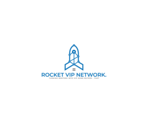 Rocket VIP Network. Turning Renters into VIP Home Buyers - Fast | Logo Design by Ochieng
