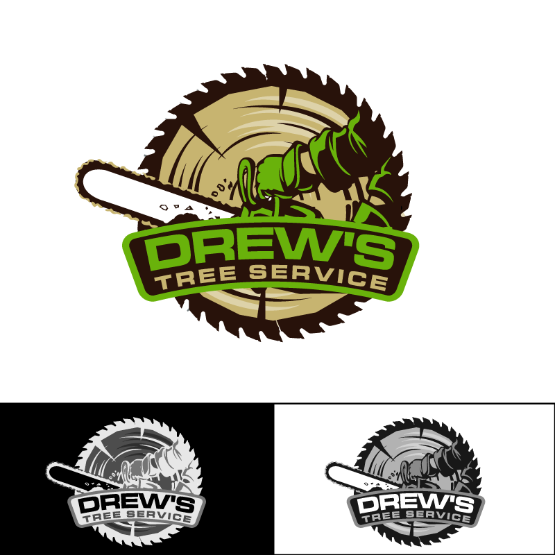 Logo Design by techteam761 for Drew's Tree Service | Design #25901681