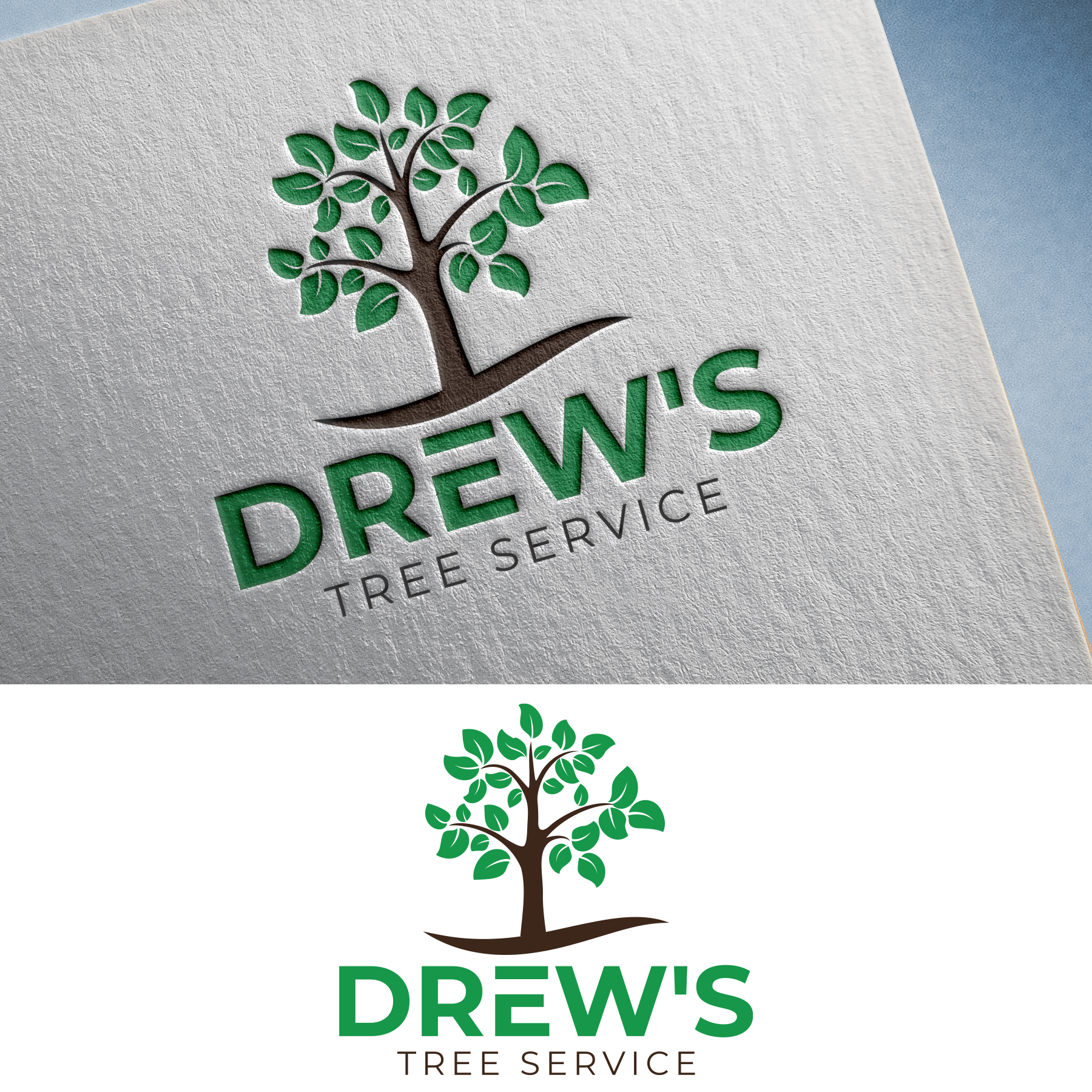 Logo Design by ZinKo for Drew's Tree Service | Design #25900128