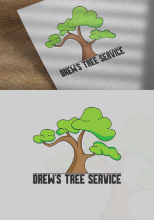 Logo Design by BlackWolf creations for Drew's Tree Service | Design: #25900662