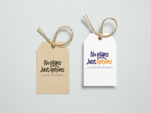 No plans just options | Logo Design by Locke+