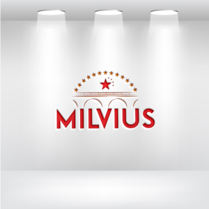 Milvius ....with pay off:  Bridging the gap | Diseño de Logo por alpha hop