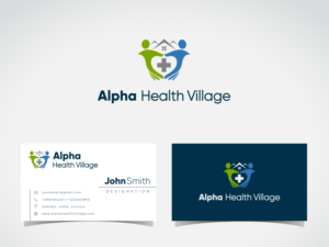 Alpha Health Village | Logo Design by dharlan