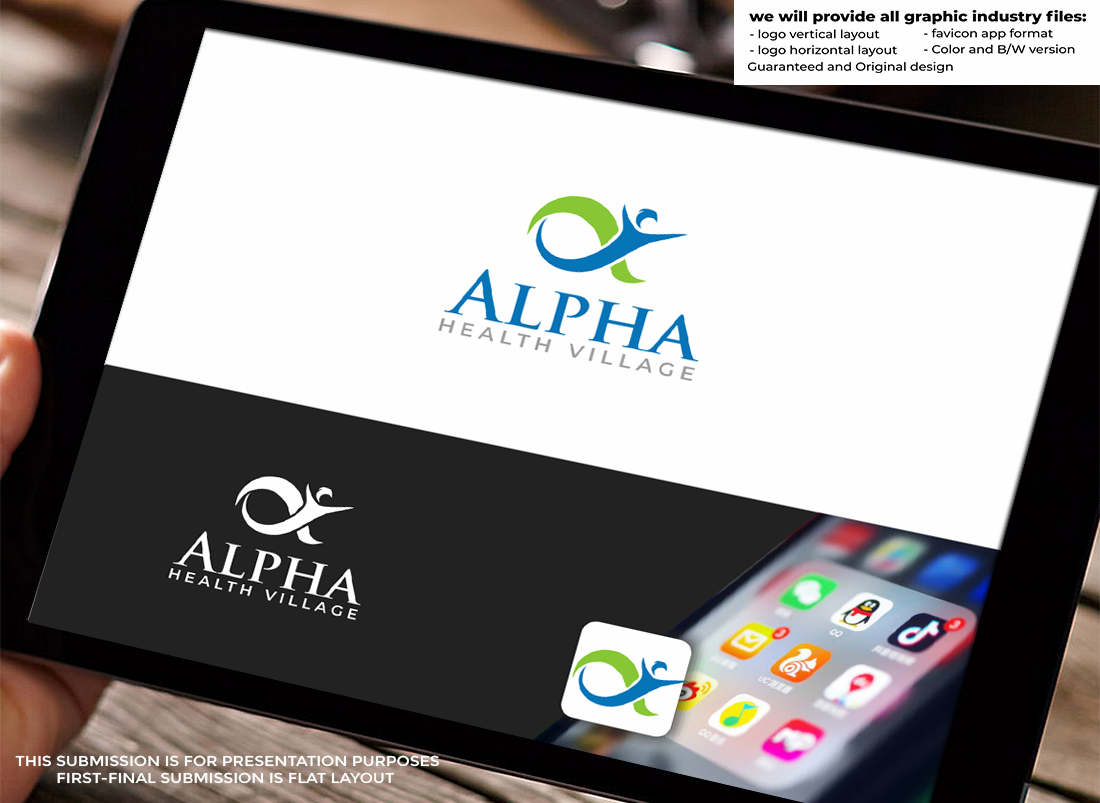 Logo Design by padamurah for Alpha International Health Services | Design #25953157