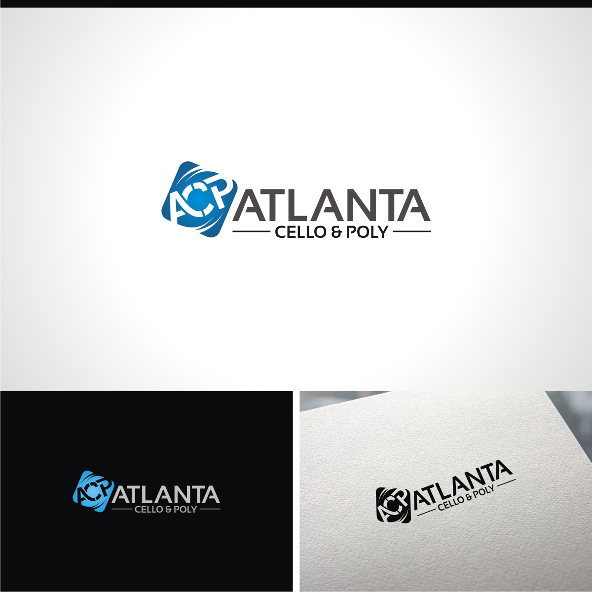 Logo Design by e-graphics for Atlanta Cello and Poly | Design #25903358