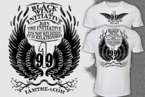 I Am The - 1  T-Shirt Design for Back of Shirt | Vector Design by Falih A