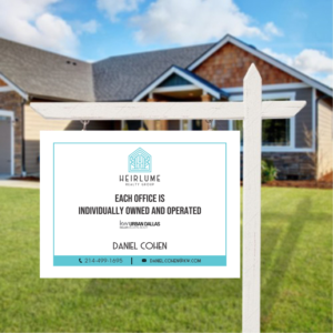 Heirlume Realty Group - Real Estate Yard Sign | Design de Panneau par SL Designer