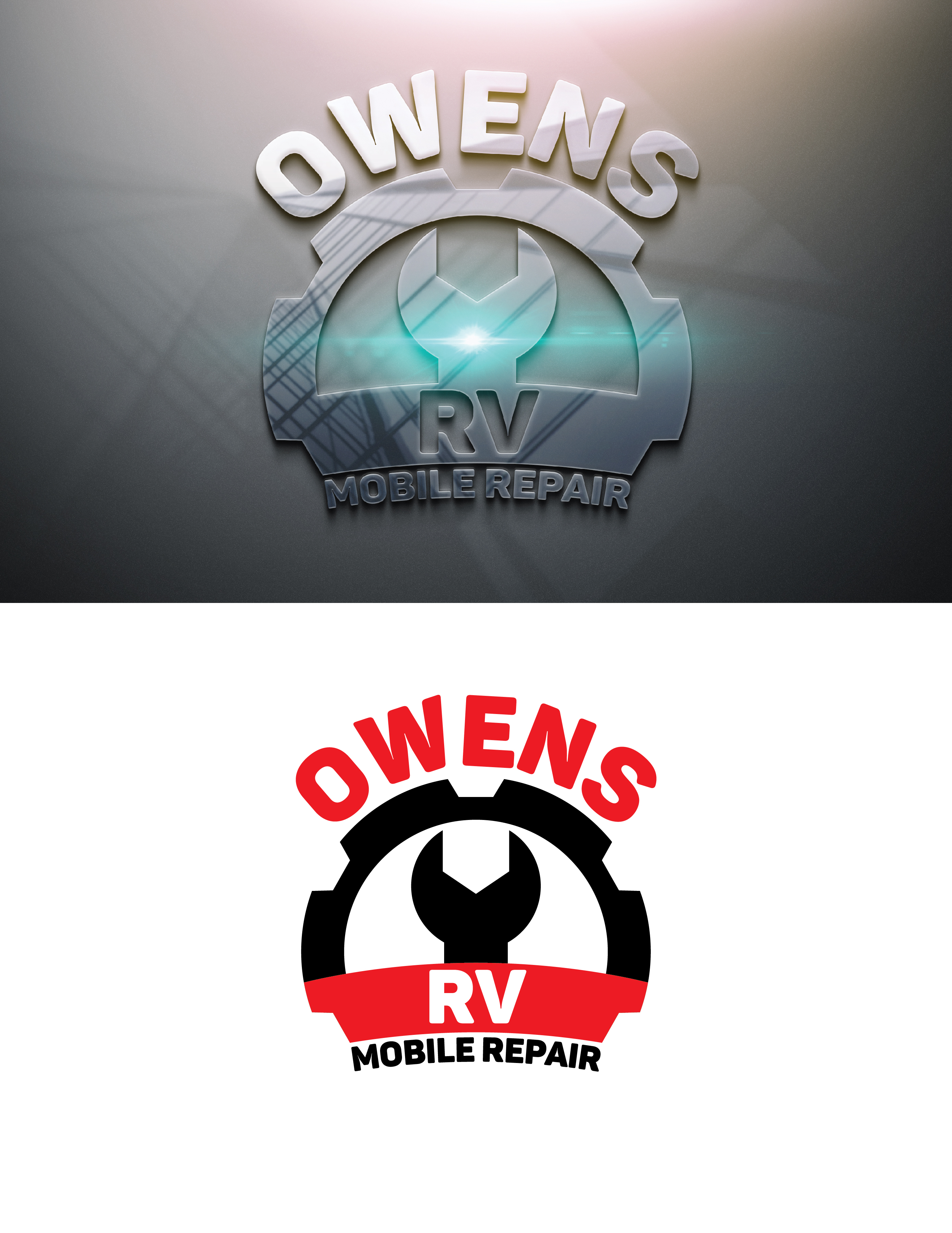 Logo Design by Creative Pixel Boxes for Owens RV and Marine | Design #25907897
